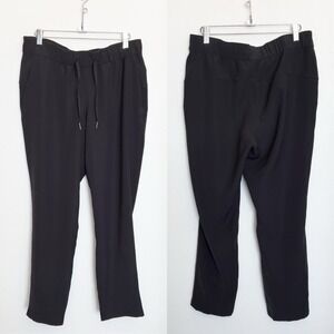 Lululemon Athletica Black Straight Leg Pants with Relaxed Fit